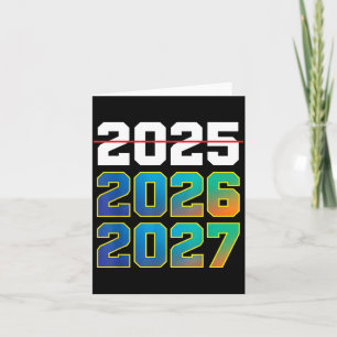 Carte Bonne année 2026 à venir bientôt 2027 Drôle 67 Mem