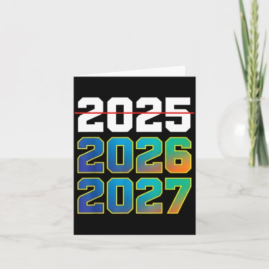 Carte Bonne année 2026 arrive bientôt 2027 drôle 67 Meme (Devant)