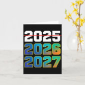Carte Bonne année 2026 arrive bientôt 2027 drôle 67 Meme (Fleur jaune)