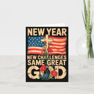 Carte Bonne année 2026 Défis chrétiens Même Grea