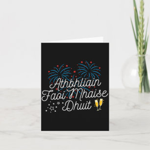 Carte Bonne année à toi Irish Nouvel An