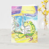 CARTE BONNE ANNÉE BISSEXTILE (Fleur jaune)