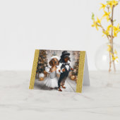 Carte Bonne année de notre part (Fleur jaune)