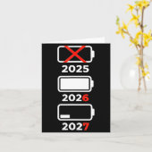 Carte Bonne année drôle 2026 2027 67 Meme Six Sept (Fleur jaune)