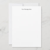 Carte "Bonne année" en Tigre Zodiac chinois Salutation (Dos)