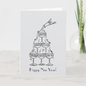Carte Bonne année Tour Champagne (Devant)