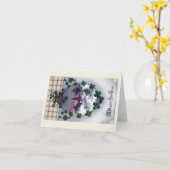 Carte Bonne année, Vintage 1910 (Fleur jaune)