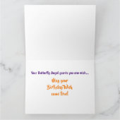 Carte Bonne Anniversaire Beurre Jaune Angel BIG Card (Intérieur)