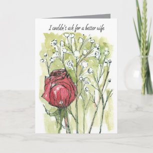 Carte Bonne Anniversaire Femme Rouge Rose Bébé Respirati