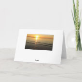 Carte Bonne Anniversaire Honey Ocean Waves Card (Dos)