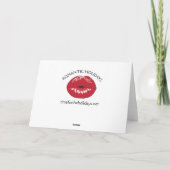Carte Bonne Anniversaire Lover Red Lips Kiss Card (Dos)