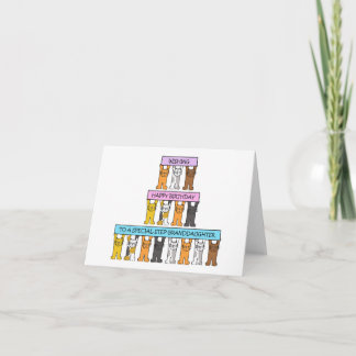Carte Bonne Anniversaire Step Grand-fille