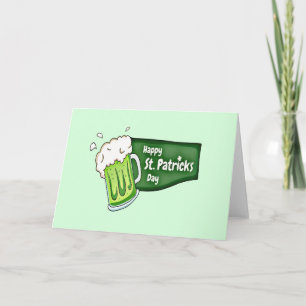 Carte Bonne bière St. Patricks Day