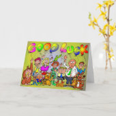 Carte Bonne chance (Fleur jaune)