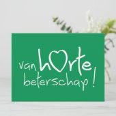 Carte Bonne chance! (Debout devant)