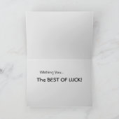 Carte Bonne chance (Intérieur)