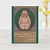 Carte Bonne chance Billiken (Fleur jaune)