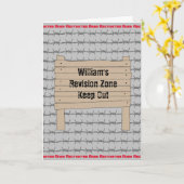 Carte Bonne chance dans vos examens (Fleur jaune)