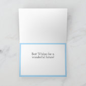 Carte Bonne chance pour le bonheur futur (Intérieur)