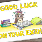 Carte Bonne chance sur vos examens