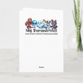 Carte Bonne chance sur votre Bigfoot Hunt (Dos)