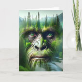 Carte Bonne chance sur votre Bigfoot Hunt (Devant)