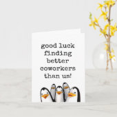 Carte Bonne Chance Trouver De Meilleurs Collaborateurs,  (Fleur jaune)