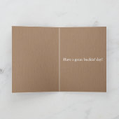 Carte Bonne Chasse d'anniversaire Buckin (Intérieur)