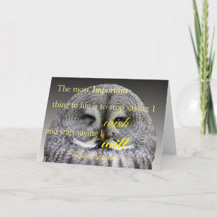 Carte Bonne Chouette