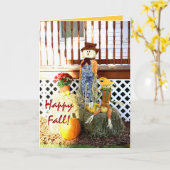 Carte Bonne Chute ! (Fleur jaune)