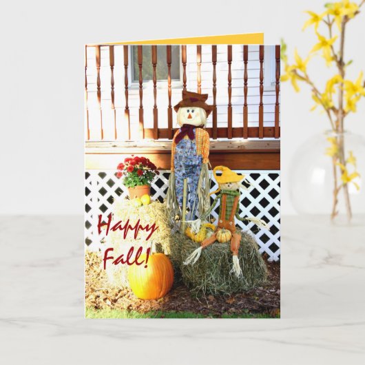 Carte Bonne Chute ! (Fleur jaune)