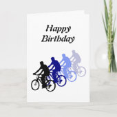 Carte Bonne conception du vélo d'anniversaire (Devant)