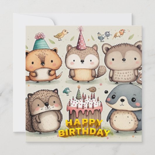 Carte Bonne coutume d'anniversaire (Devant)