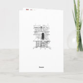 Carte Bonne Dame d'anniversaire (Dos)