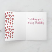 Carte Bonne Dame d'anniversaire (Intérieur)