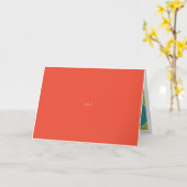 Carte Bonne demi-carte d'anniversaire (Fleur jaune)