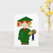 CARTE BONNE DIPLÔME (Fleur jaune)