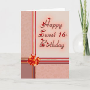 Carte Bonne Douce 16ème. Anniversaire