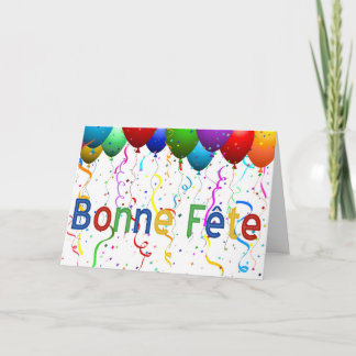 Carte Bonne Fête