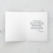 Carte Bonne fête d'anniversaire Fleurs amies Béni Person (Intérieur)