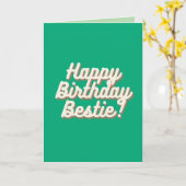 Carte Bonne fête d'anniversaire | Green (Fleur jaune)