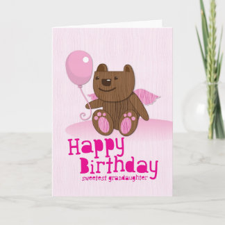 Carte Bonne fête d'anniversaire la plus douce petite fil