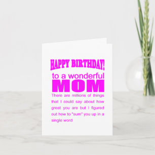 Carte Bonne fête d'anniversaire pour merveilleux anniver