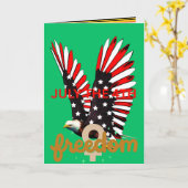 CARTE BONNE FÊTE DE LA MEMORIAL DAY (Fleur jaune)