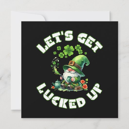 Carte bonne fête de la saint patrick (Devant)