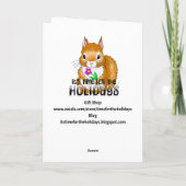 Carte Bonne fête de la tante (Dos)