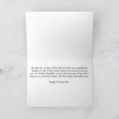 Carte Bonne fête des anciens combattants Fille de voeux  (Intérieur)