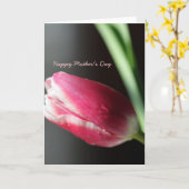 Carte Bonne fête des mères (Fleur jaune)