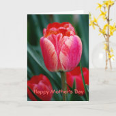 Carte Bonne fête des mères (Fleur jaune)