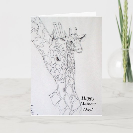 Carte Bonne fête des mères (Devant)